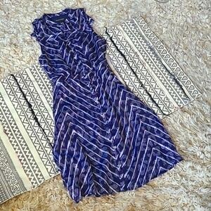 NWT Midi or knee-length button-down dress with ruffle collar